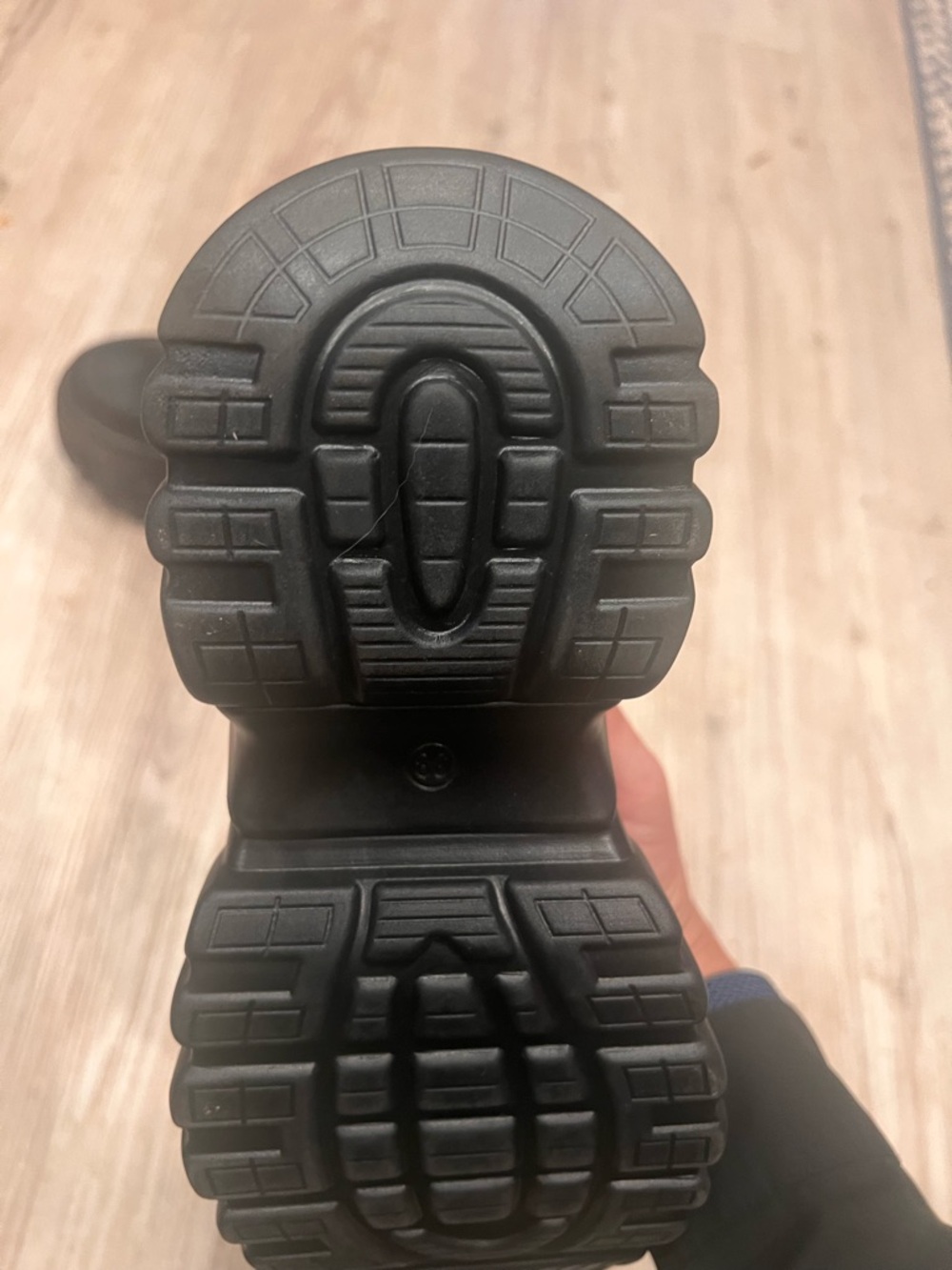 Black Y2K Platform Chunky Sneakers - Picture 3 of 5